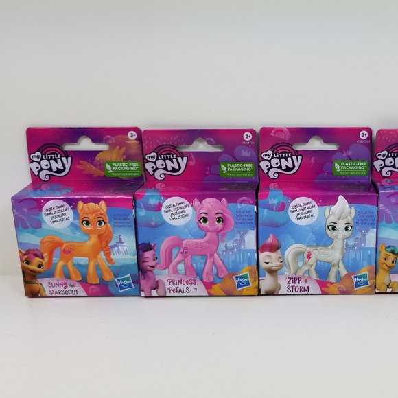 My Little Pony Action figures cake decorations set aproximately 2" = or - - Picture 2 of 14